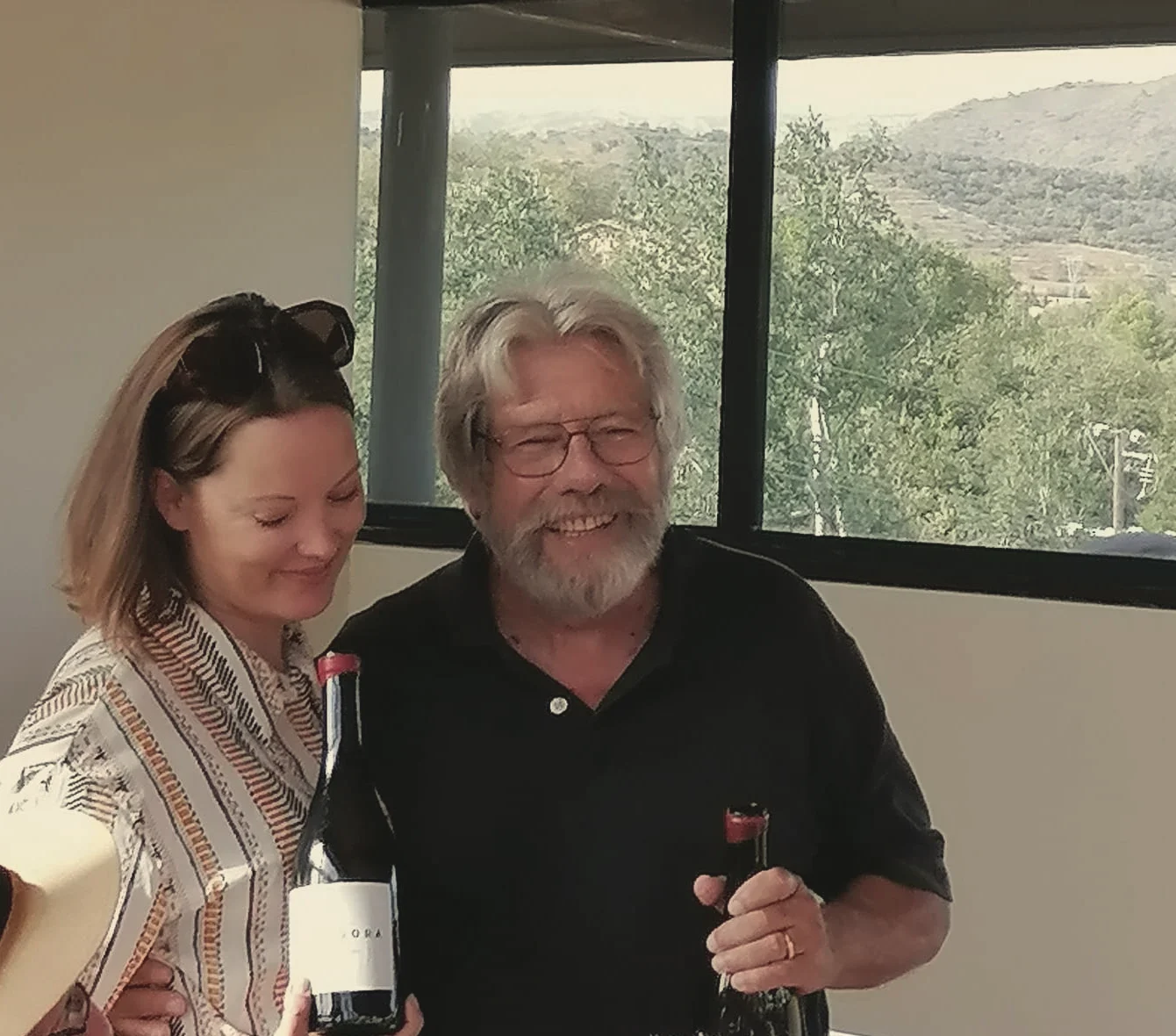 Fiona Fischer and René Barbier Senior with Pythagora